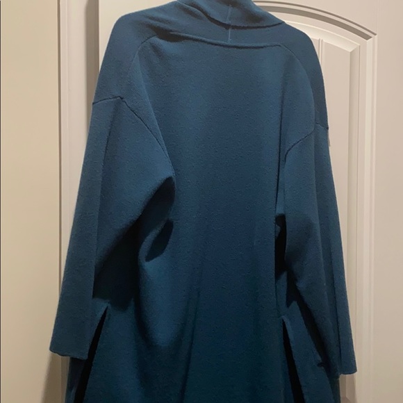 Two piece teal jacket and skirt - Picture 6 of 6